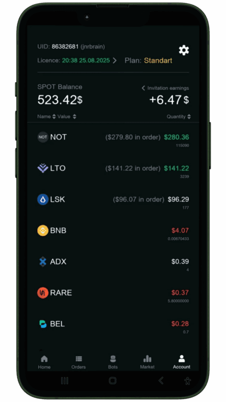 trading app