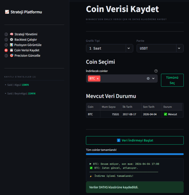 Save Coin Datas