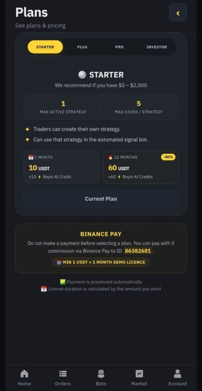 Binance Trading Strateji Paneli