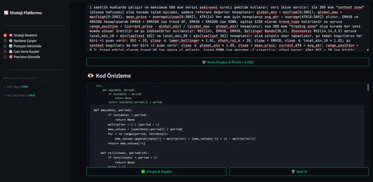 strategy description